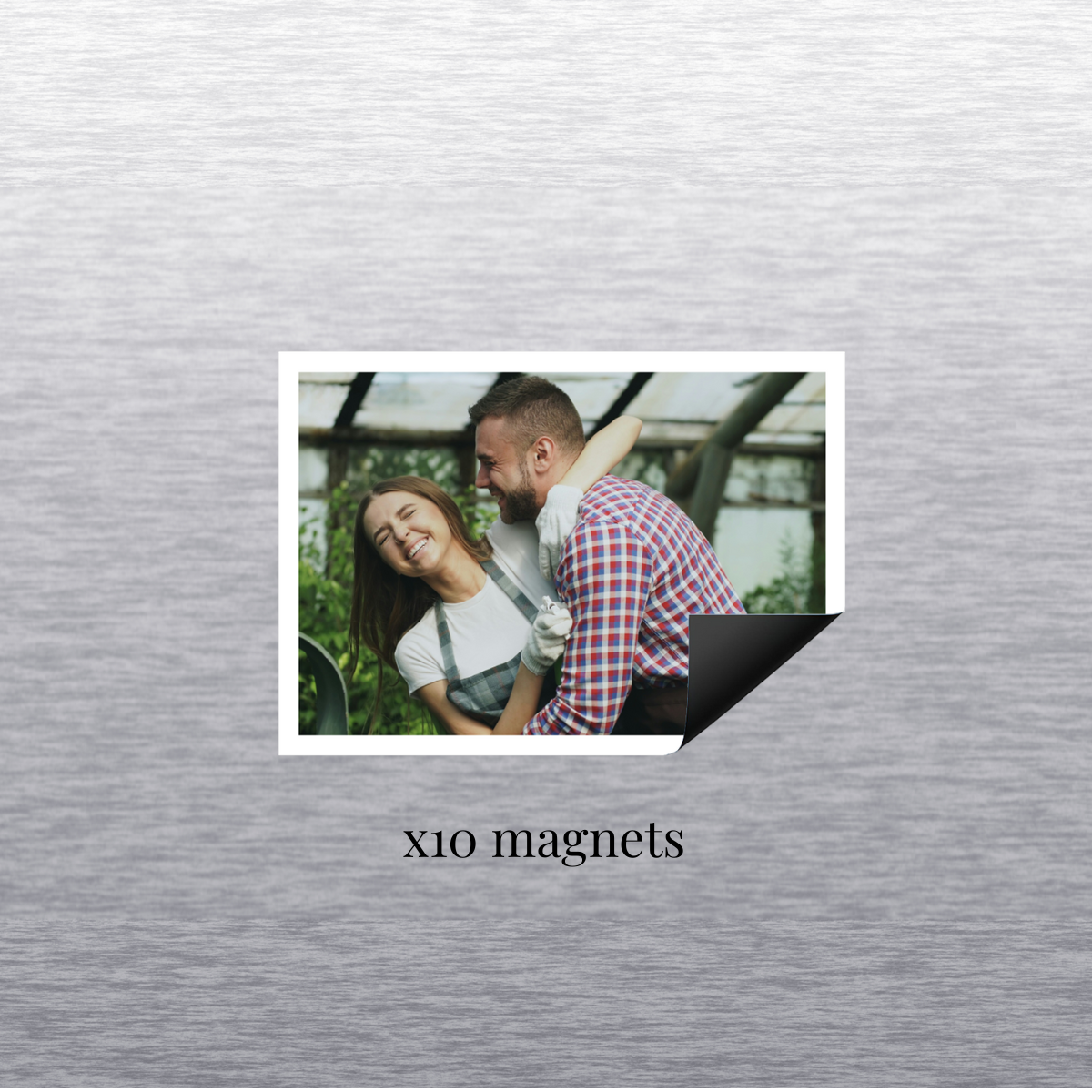 Magnets photo rectangulaires personnalisés (lot de 10 magnets)