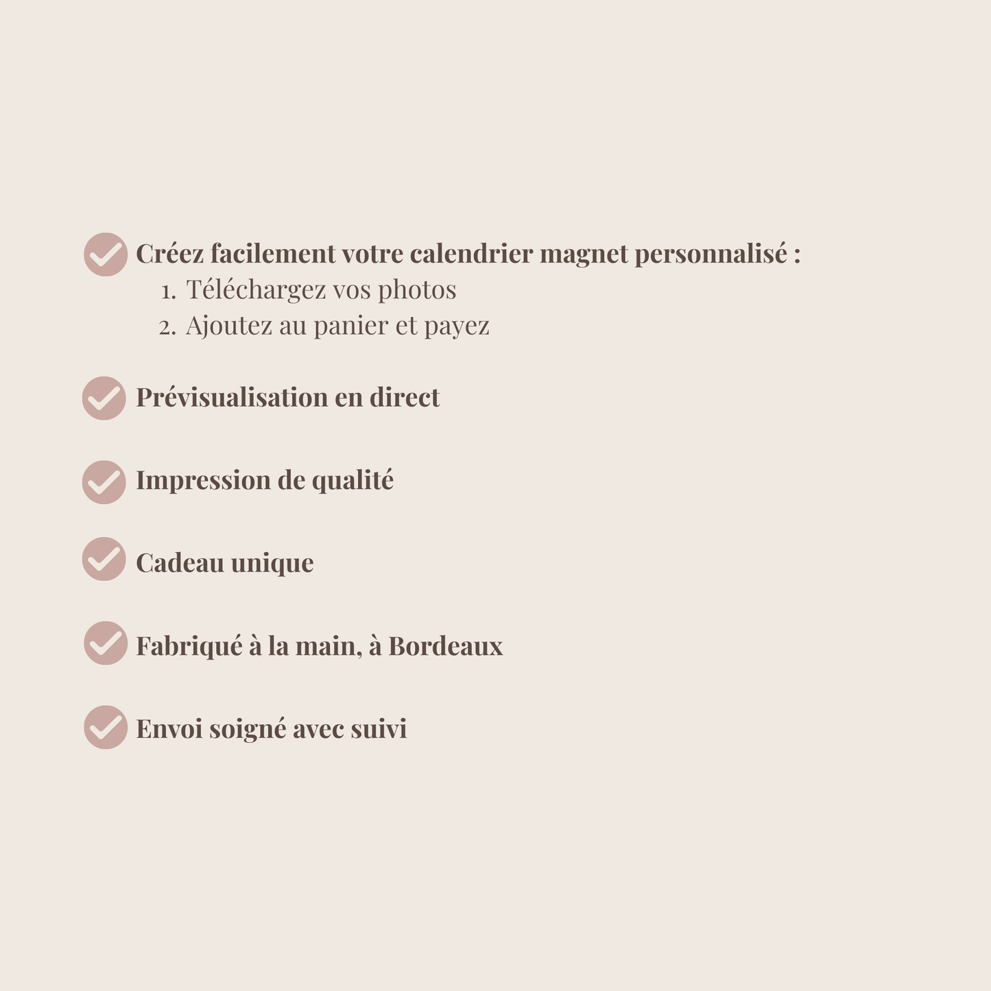 Présentation des avantages produit