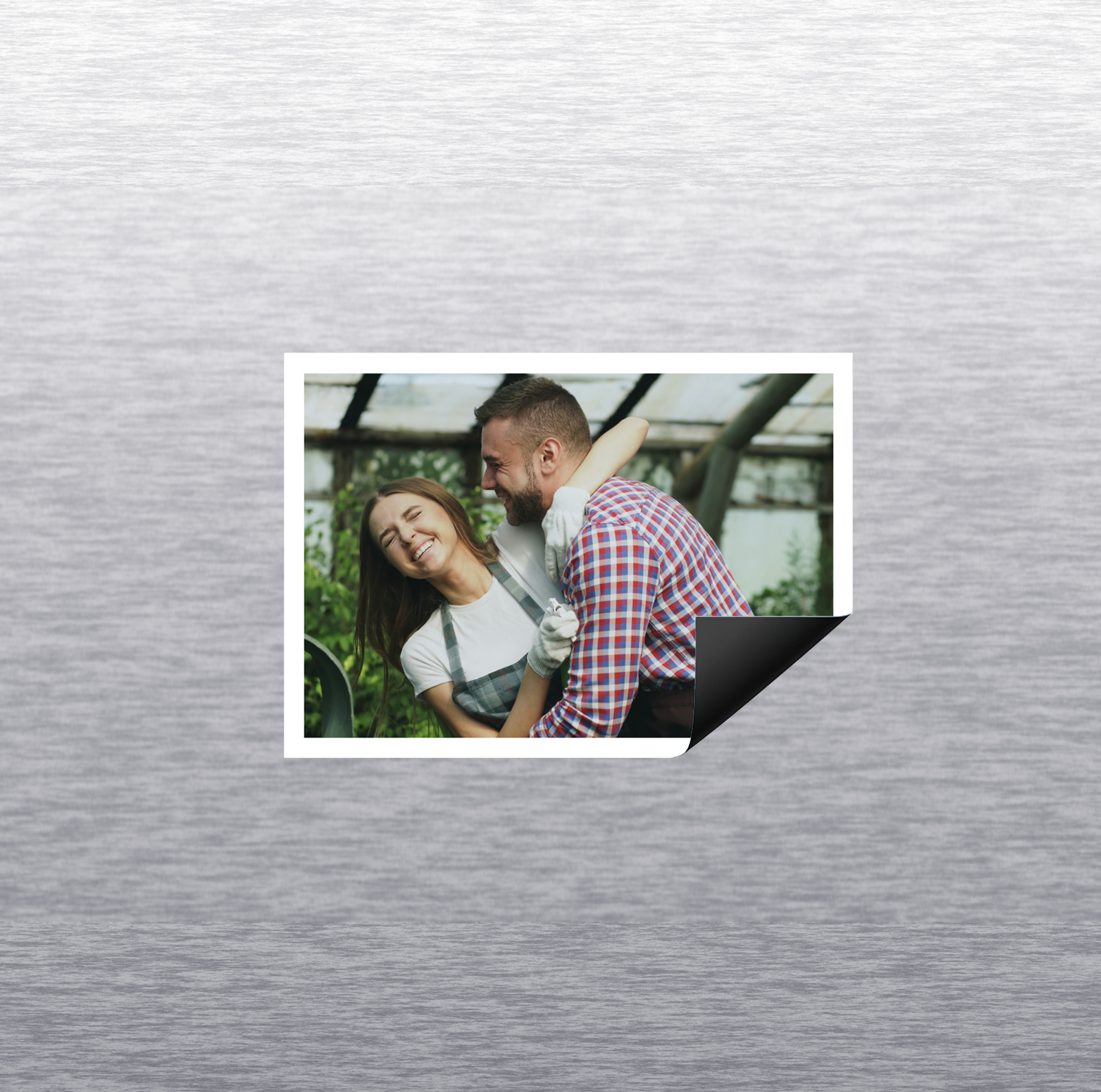 Détail Magnet photo rectangulaire personnalisé